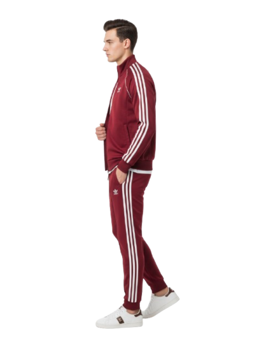 Premium Quality Men's Winter Tracksuits - Maroon