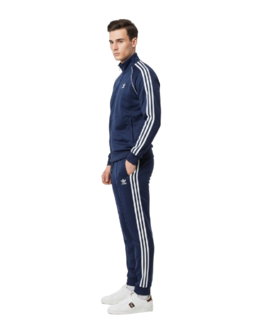 Premium Quality Men's Winter Tracksuits - Navy Blue