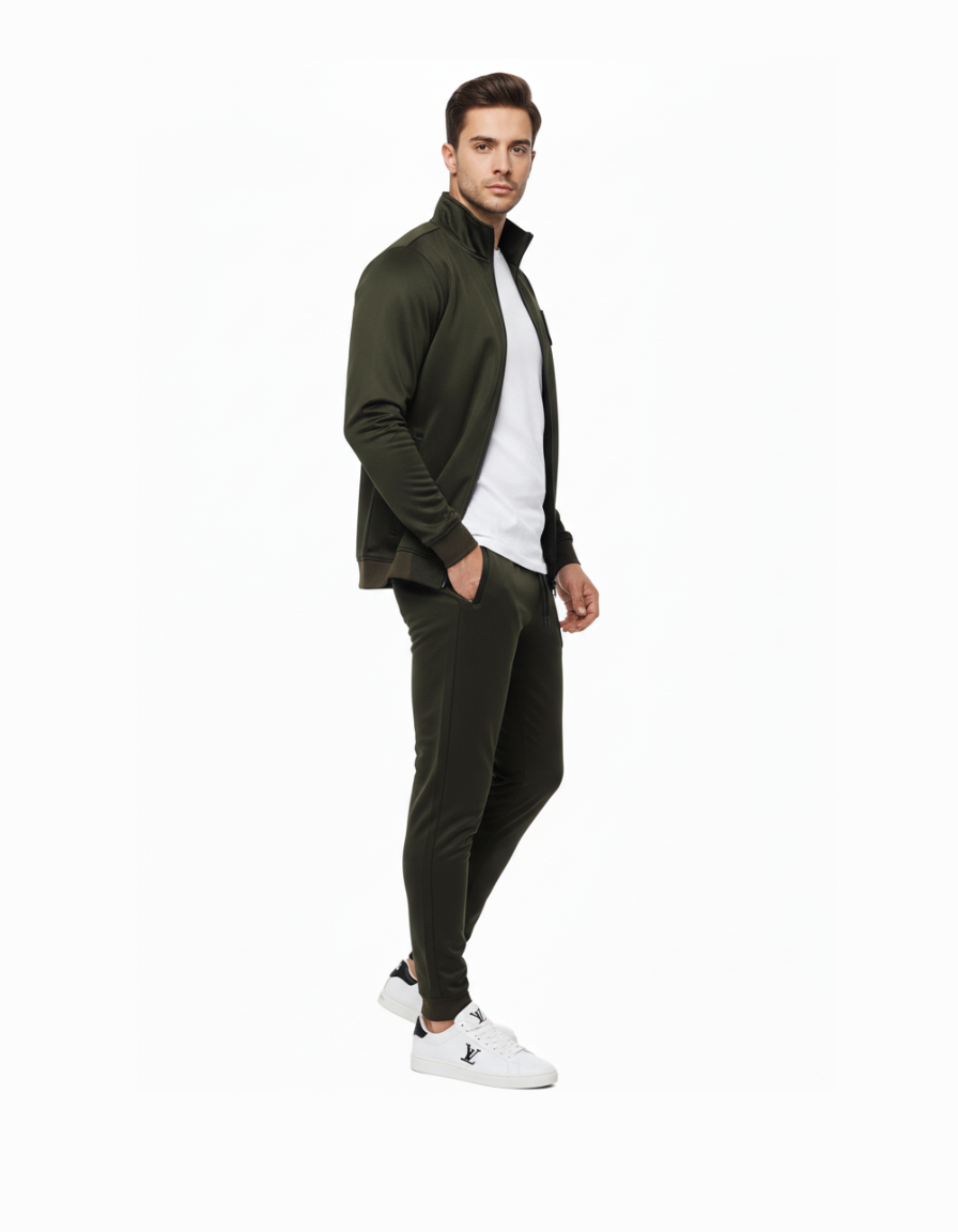 Premium Quality Men's Winter Tracksuits - Green