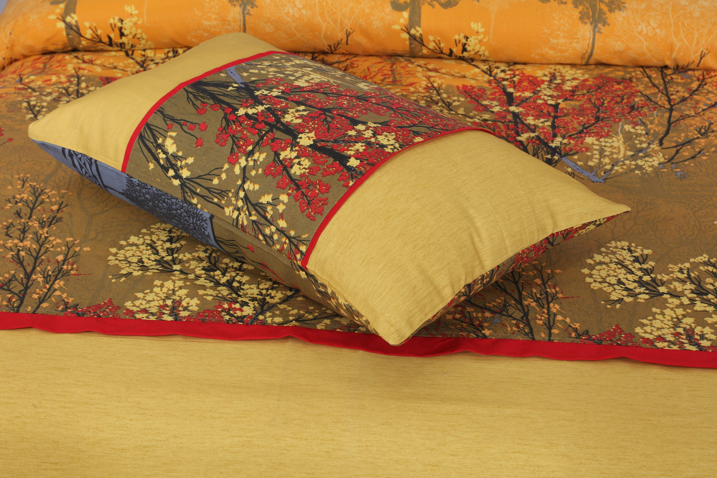 Premium Zeen Cotton Duck Bed Sheet 3 PCS - Export Quality (Patch Work)