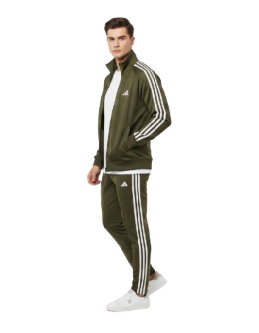 Premium Quality Men's Winter Tracksuits - Tent Green