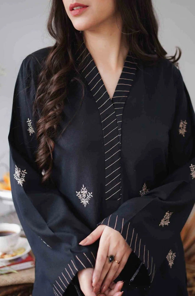 Aisling - 3PC Unstitched Dhanak Embroidered Shirt , Dupatta & Trouser