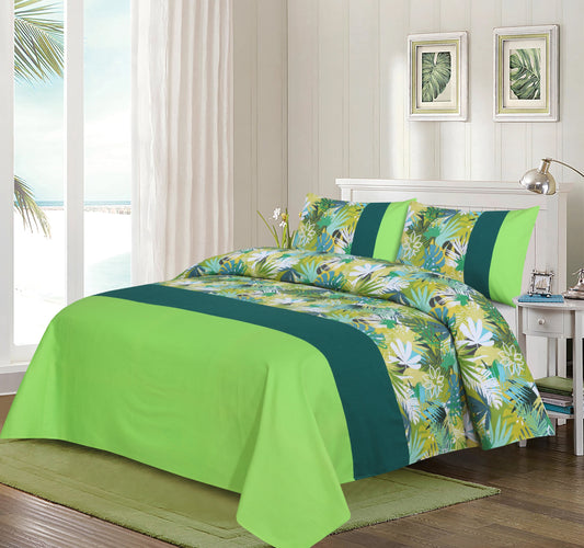 Premium Zeen Cotton Duck Bed Sheet 3PCS - Export Quality