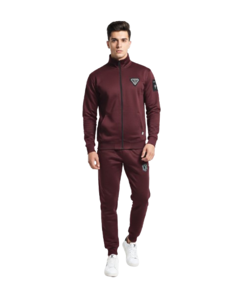 Premium Quality Men's Winter Tracksuits  - Maroon