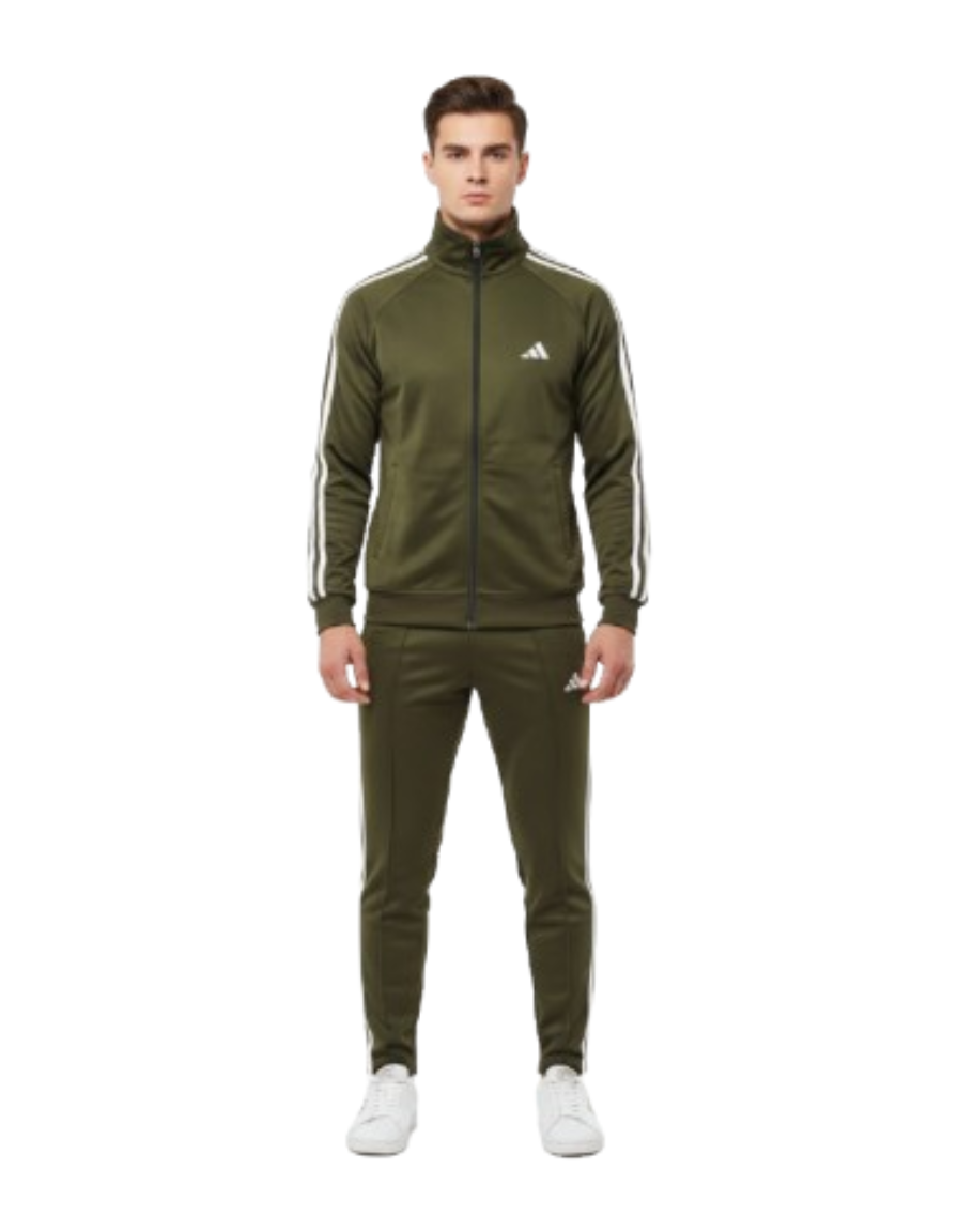 Premium Quality Men's Winter Tracksuits -  Tent Green