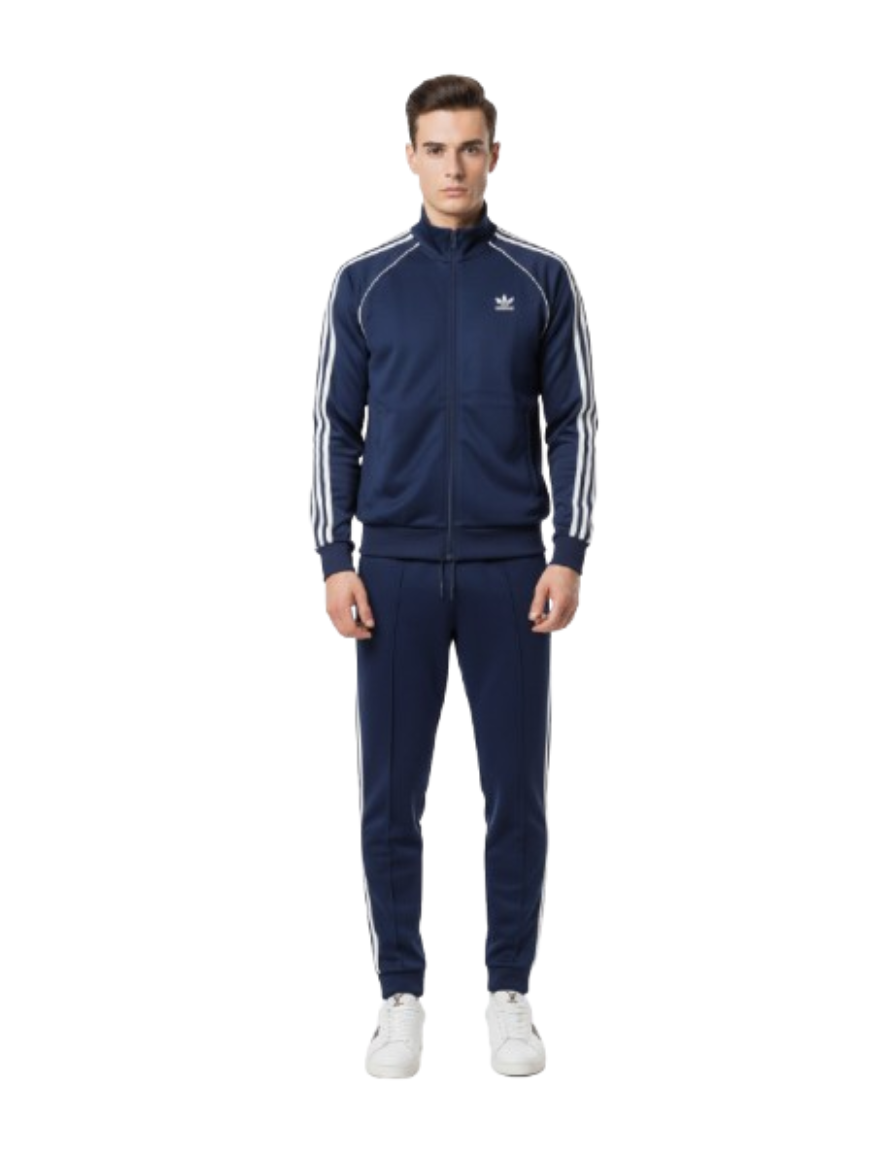 Premium Quality Men's Winter Tracksuits - Navy Blue