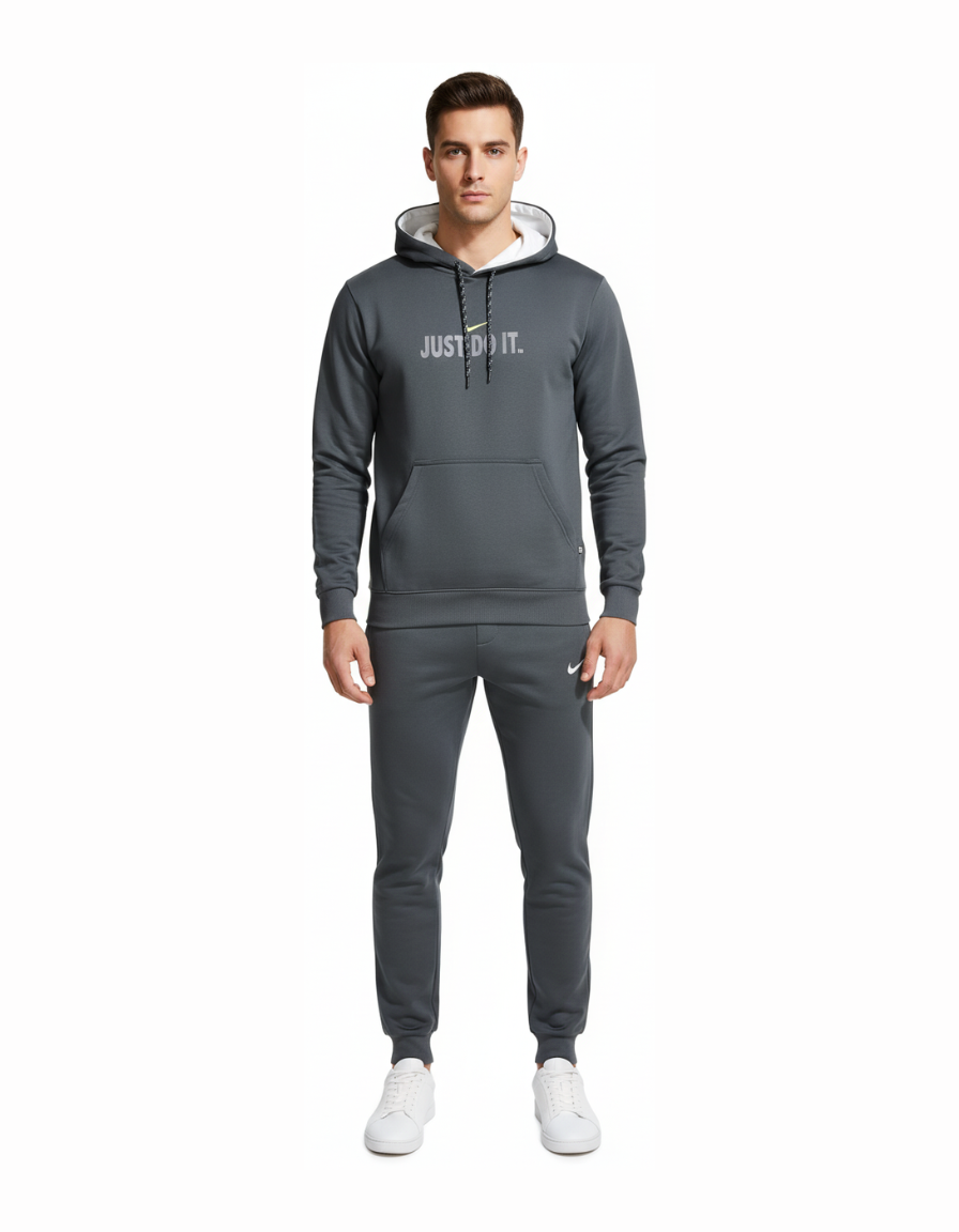 Premium Quality Men's Winter Tracksuits  - Grey