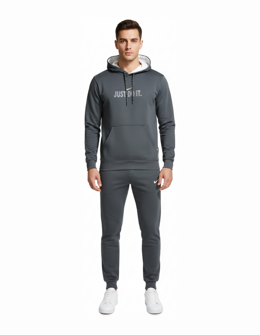 Premium Quality Men's Winter Tracksuits  - Grey