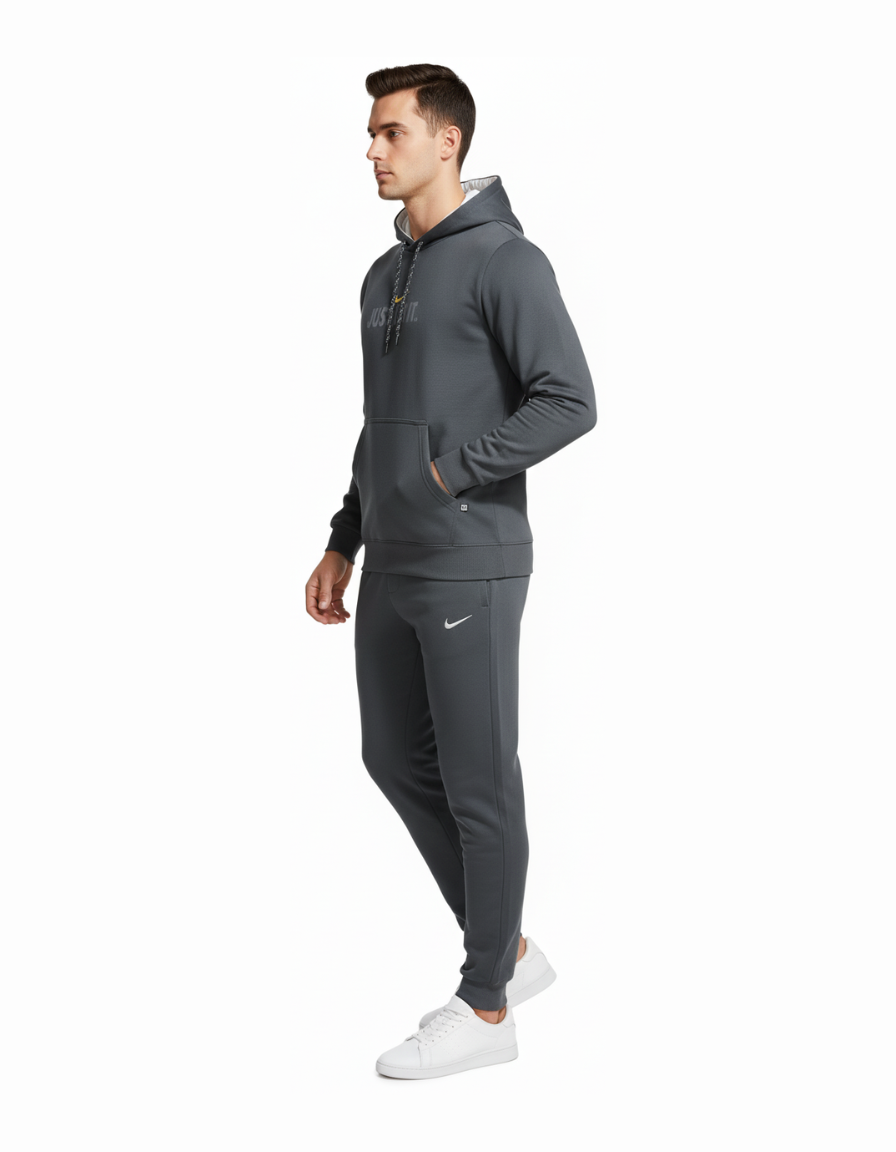 Premium Quality Men's Winter Tracksuits  - Grey