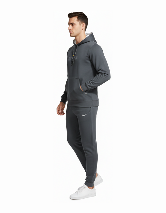 Premium Quality Men's Winter Tracksuits  - Grey