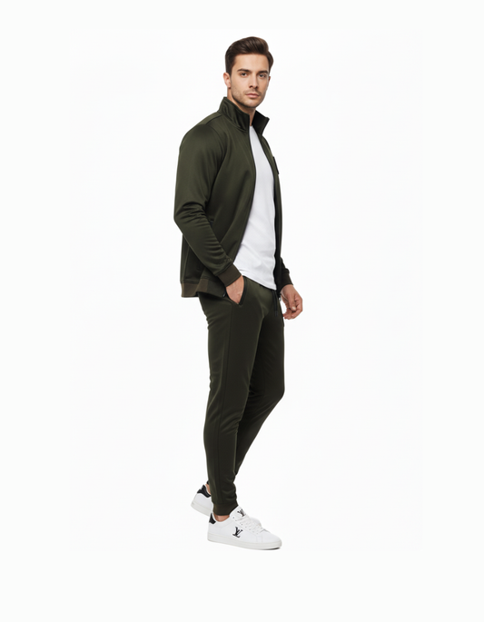 Premium Quality Men's Winter Tracksuits  - Green