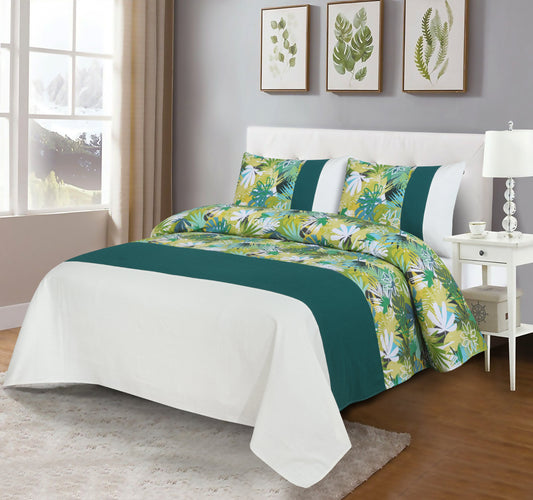 Premium Zeen Cotton Duck Bed Sheet 3 PCS - Export Quality (Patch Work)