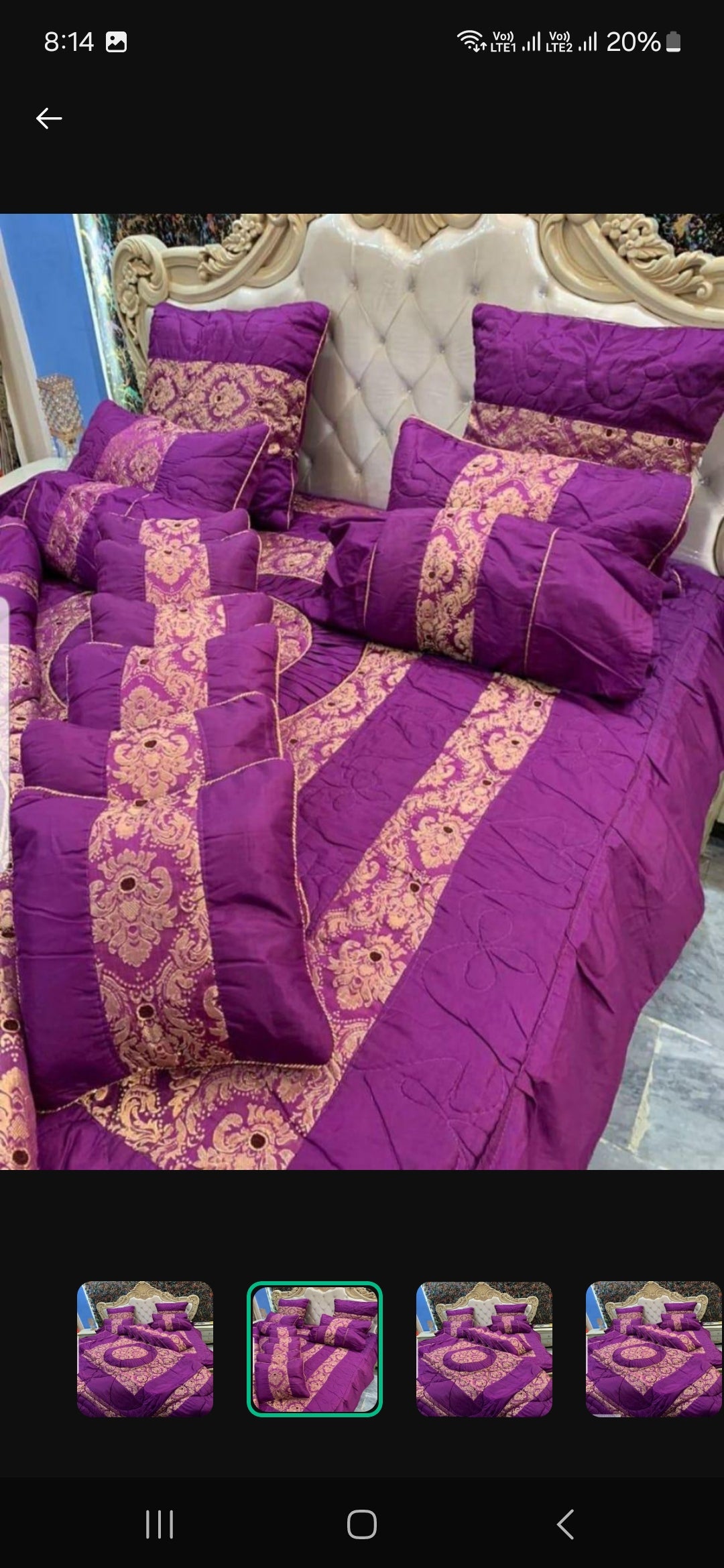 Bridal razai set 14 pieces