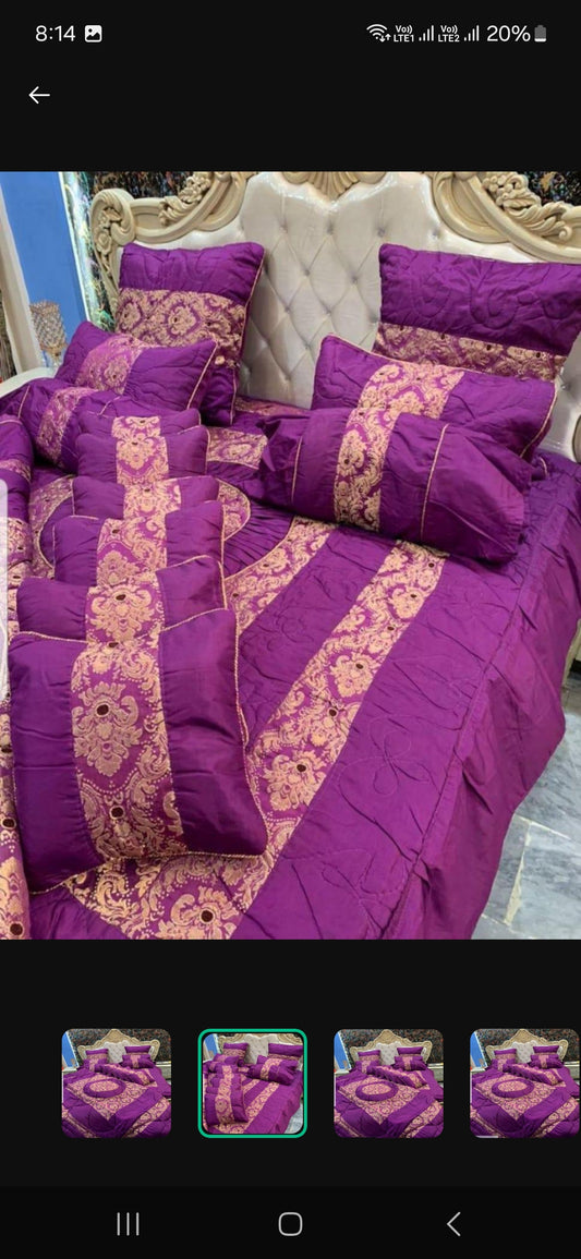 Bridal razai set 14 pieces